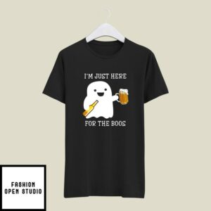 I’m Just Here For The Boos Beer Halloween T-Shirt
