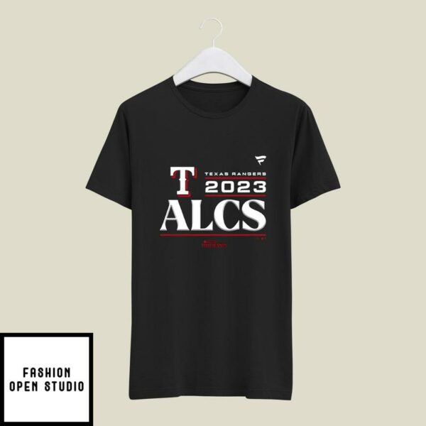 Texas Rangers 2023 ALCS MLB Postseason T-Shirt