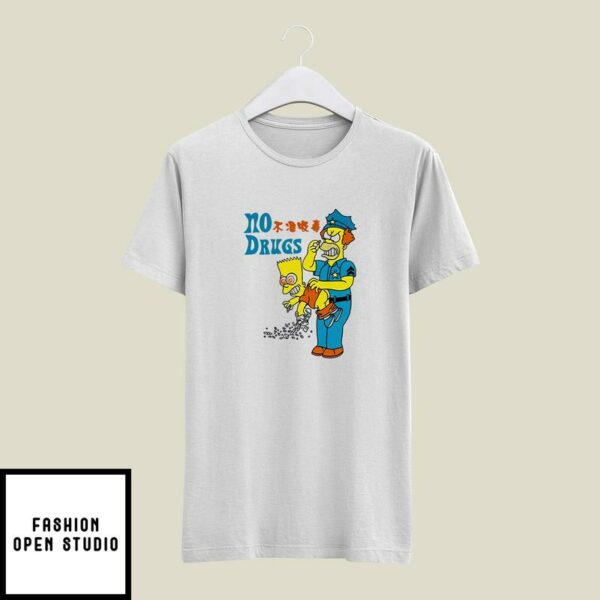 The Simpsons No Drugs T-Shirt
