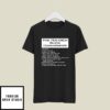 The Ten Dick Suck Commandments T-Shirt No T-Shirtth Plenty Of Spit