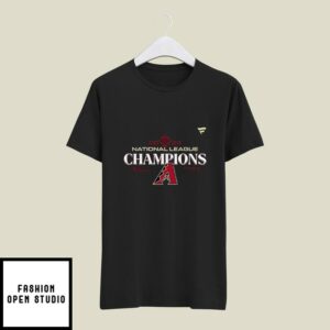 Arizona Diamondbacks 2023 National League Champions Roster T-Shirt