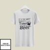 Beer Christmas Tree T-Shirt It’s The Most Wonderfull Time For A Beer