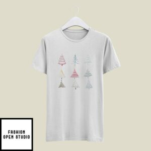 Boho Christmas Tree T-Shirt Xmas Tree