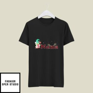 Bunny Nana Gnome Christmas T-Shirt