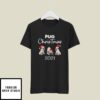 Character Christmas T-Shirt Santa Pug Merry Christmas