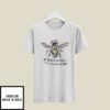 Christmas Bee T-Shirt Oh Christmas Bee Santa Hat