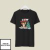 Christmas Cow T-Shirt Merry Xmas T-Shirt