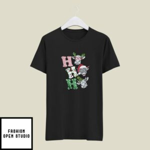 Cows Ho Ho Ho Christmas T-Shirt