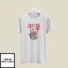 Festive Af T-Shirt Skeleton Middle Finger Light T-Shirt