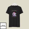 Girls Unicorn Christmas T-Shirt No Boyfriend No Christmas