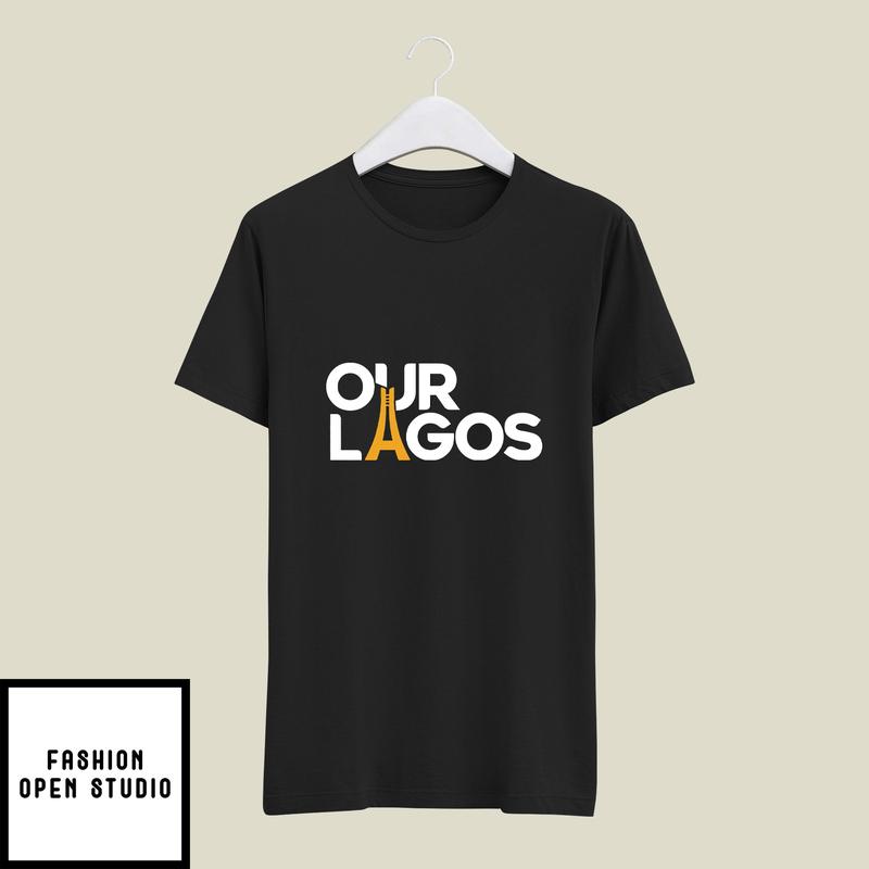Jubril A. Gawat Wearing Our Lagos T-Shirt