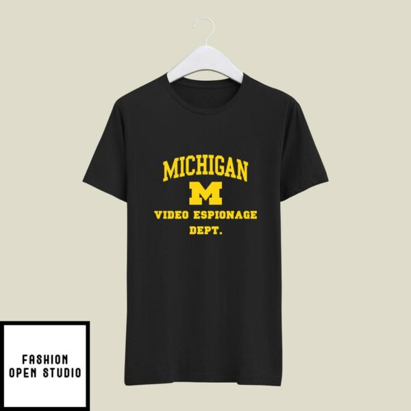Michigan Video Espionage Dept T-Shirt