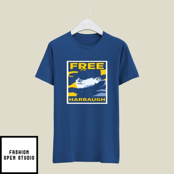 Free Coach Harbaugh T-Shirt