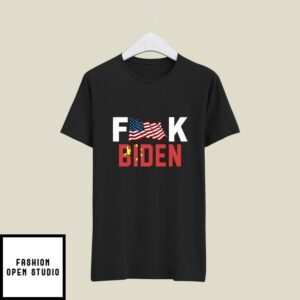 Fuck Biden American Flag T-Shirt