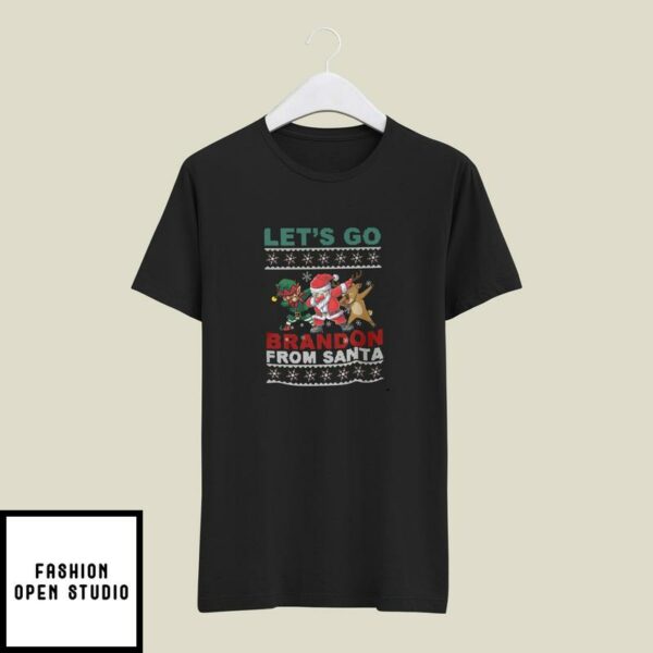 Let’s Go Brandon From Santa Christmas T-Shirt