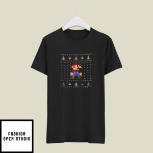 Mario Christmas T-Shirt Game Lovers T-Shirt