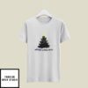 Meowy Christmas T-Shirt Cat Pine T-Shirt