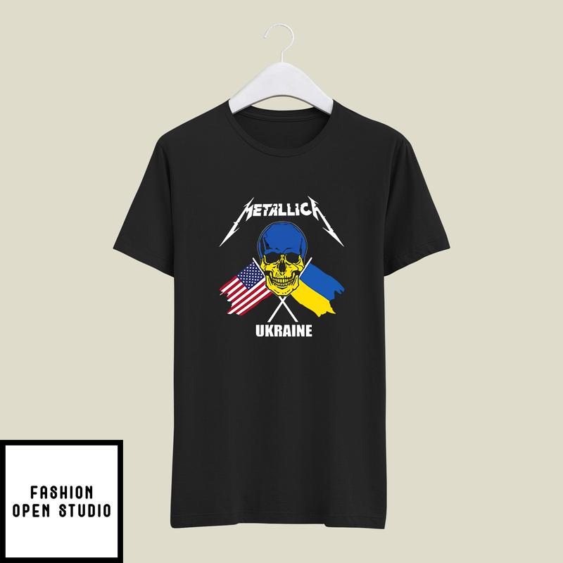 metallica t shirt skull