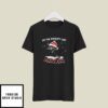 On The Naughty List And I Regret Nothing T-Shirt Black Cat Santa