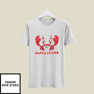 Santa Claws Christmas Crab T-Shirt