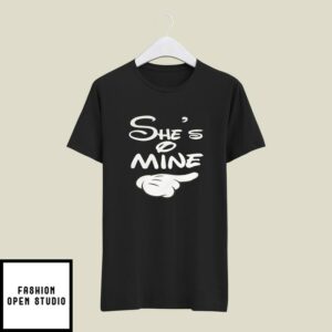 She’s Mine He’s Mine Matching Couple T-Shirt