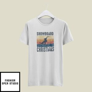 Snowboard Christmas T-Shirt Winter Xmas T-Shirt