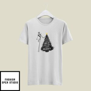 The Nightmare Christmas T-Shirt Jack Skellington Xmas Tree