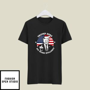 Trump 2024 T-Shirt President Donald Trump American Flag