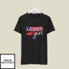 Trump Girl T-Shirt Sexy Lips Republican Gift