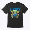 Baby Yoda Loves The Detroit Lions T-Shirt