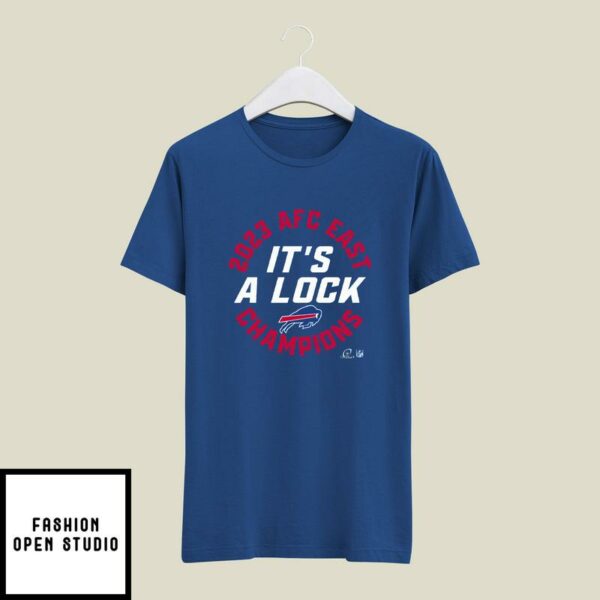 Buffalo Bills It’s A Lock Champions 2023 T-Shirt