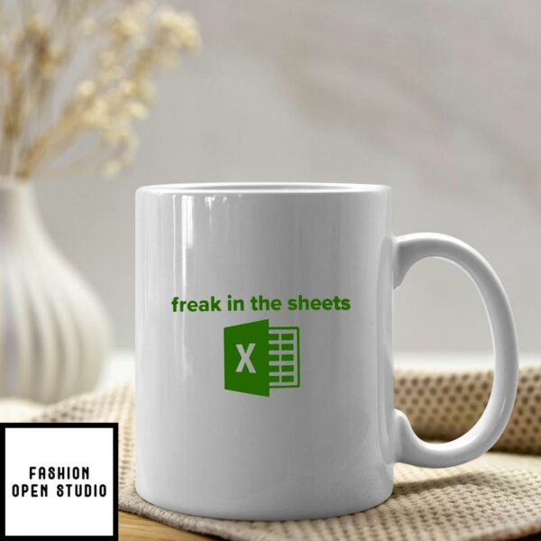 Freak In The Sheets Mug Funny Accountant Cup