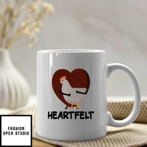 Heartfelt Heart And Chicken Mug