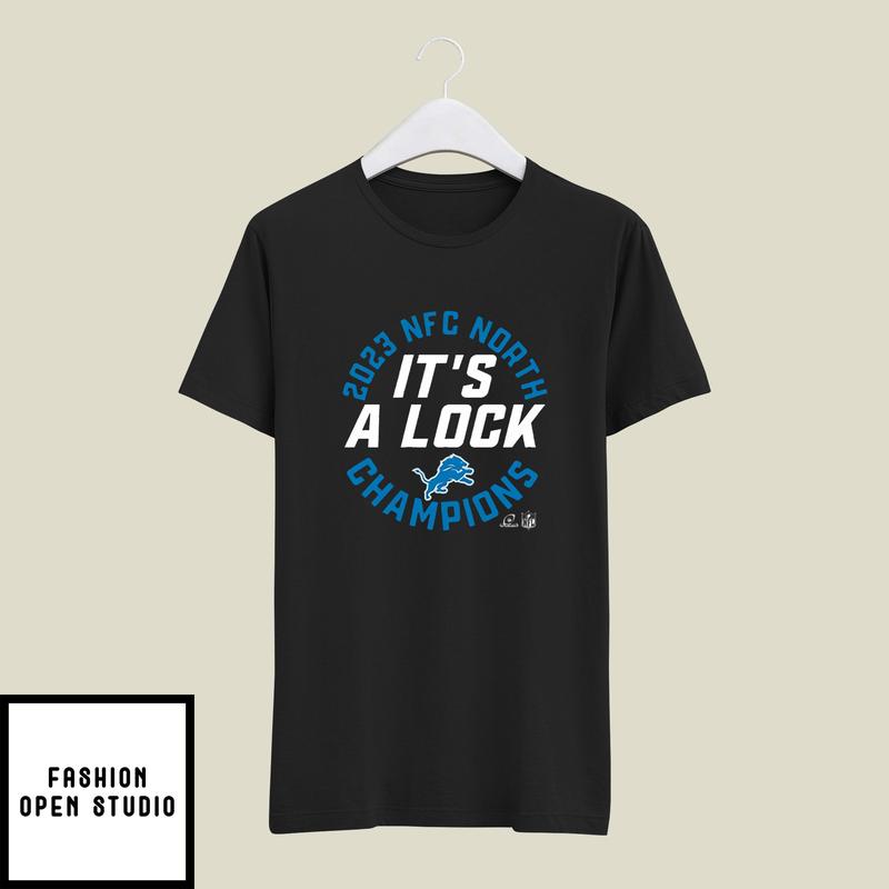 It's A Lock Lions NFC North Champions 2023 T-Shirt