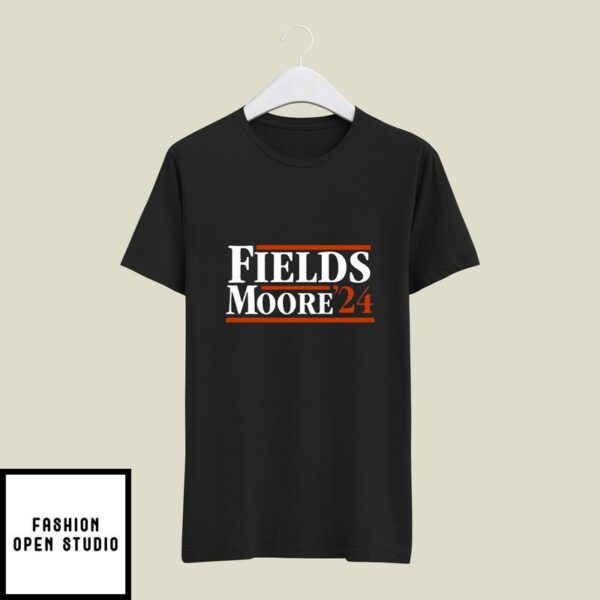 Justin Fields DJ Moore 2024 Football Legends T-Shirt