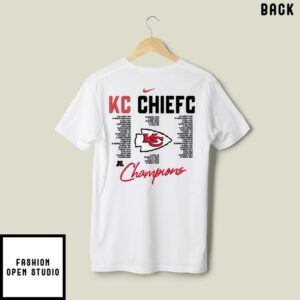 Kansas City Chiefs 2023 AFC Champions T Shirt 2