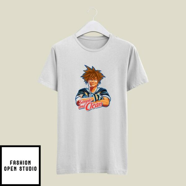 Kingdom Hearts Mr Clean Simple And Clean T-Shirt
