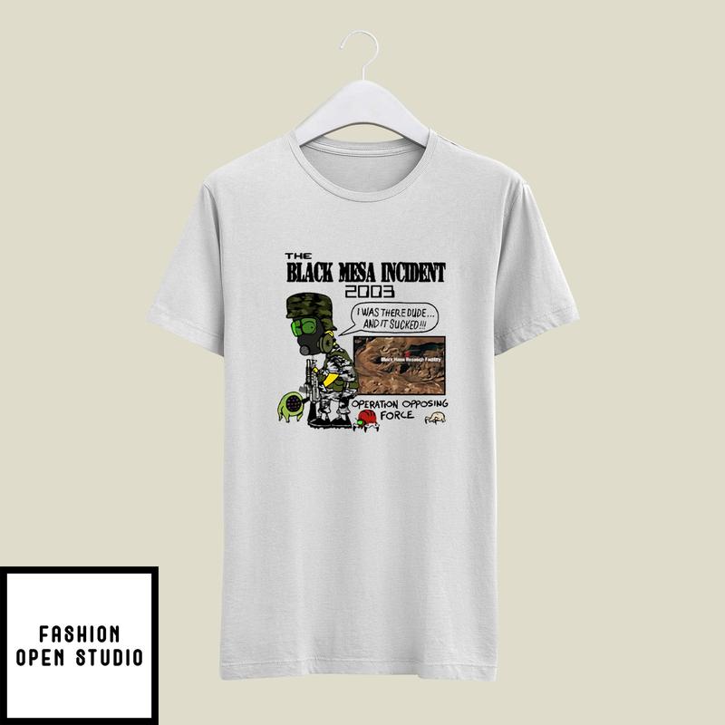 Maurs The Black Mesa Incident Bootleg Bart Style 2003 T-Shirt