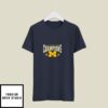 Michigan Win 27 20 Alabama 2024 Rose Bowl Champions Final Score T-Shirt