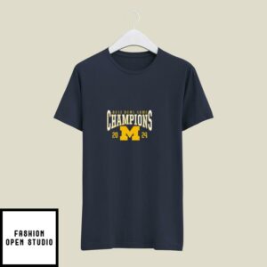 Michigan Win 27 20 Alabama 2024 Rose Bowl Champions Final Score T-Shirt