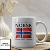 Norwegian Mug If You’re Lucky Enough To Be Norsk Flag
