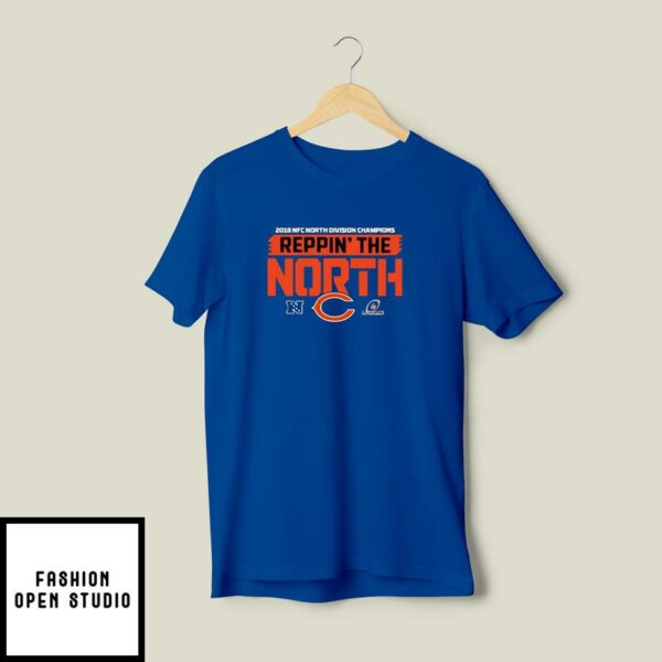 Reppin’ The North Chicago Bears 2018 NFC North Division Champions T-Shirt
