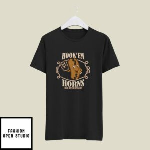 Texas Longhorns Hook ‘Em Horns Red River Rivalry T-Shirt