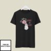 Valentine’s Day Ghost With Balloon Casual Print T-Shirt