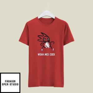 Woah Nice Cock Meme Shadow Hedgehog T-Shirt