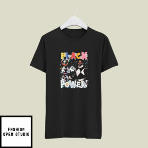 Zack Black Power Ranger T-Shirt