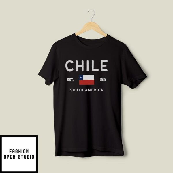 Chile Chilean Flag Crewneck Pullover