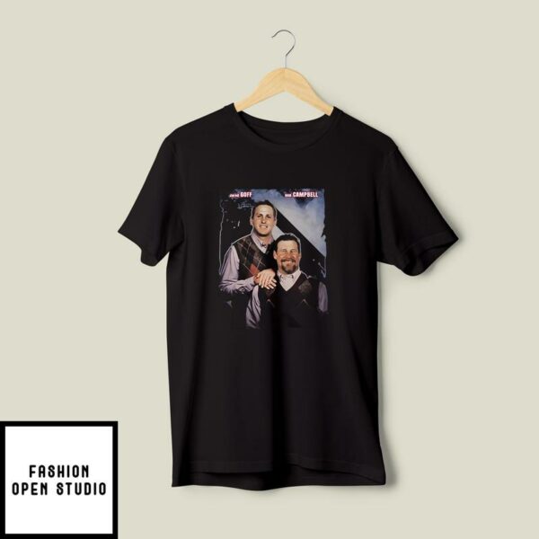 Jared Goff Dan Campbell Step Brothers T-Shirt