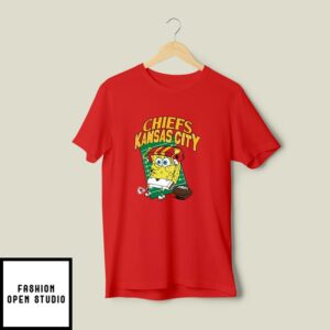 Kansas City Chiefs Homage Youth Super Bowl LVIII x Spongebob Squarepants T-Shirt