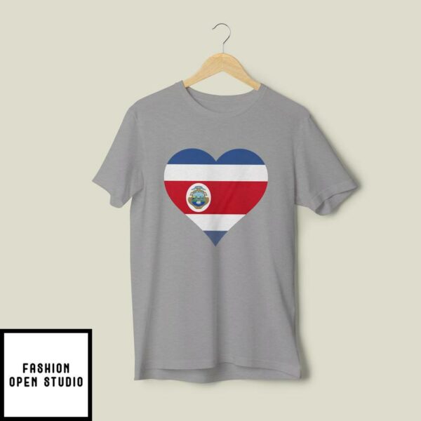 Red Bubble Heart Flag T-Shirt